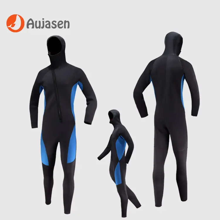 Best Verkopende Wetsuit Oem 1-2Mm Sbr + Tweezijdige Nylon Doek Duiken Heren Surf Wetsuit