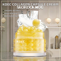 Crème Visage Hydratante Anti-Rides Éclaircissante au Collagène et Rétinol KOEC pour Tous Types de Peau