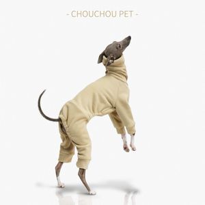 <span class=keywords><strong>Ropa</strong></span> para Mascotas de Forro Polar Grueso, Cuello Alto, Cuatro Patas, Color Caqui, para <span class=keywords><strong>Galgo</strong></span> <span class=keywords><strong>Italiano</strong></span> Blanco, Cálida para Todas las Estaciones - Product Image 2