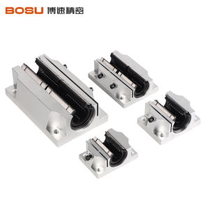 Hướng dẫn tuyến tính hình trụ tbr16luu với mặt bích mở nhôm trượt nhôm hướng dẫn chiều dài tùy chỉnh SBS - Product Image 4
