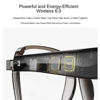 Lunettes de traduction hors ligne avec application de contrôle linguistique, interprétation simultanée haute précision pour le shopping et les voyages (Fournisseur)