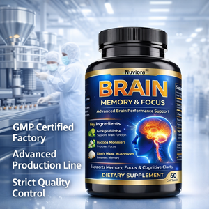 Capsule Avanzate per Memoria e Concentrazione, Supporto Cognitivo, Integratore Nootropico con Bacopa e Criniera di Leone per la Salute Cerebrale, Produttore - Product Image 4