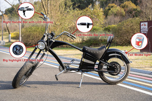 Ruedas de patinete eléctrico Citycoco con batería, potencia de 1000W, motocicleta barata lista para carretera para carrito de Golf - Product Image 5