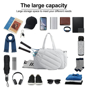 Bolsa <span class=keywords><strong>de</strong></span> Raqueta Profesional a Precio <span class=keywords><strong>de</strong></span> Fábrica, con Logotipo Personalizado, Bolsa Deportiva para Pala, Entrega Rápida, Compartimentos, Diseño <span class=keywords><strong>de</strong></span> Lujo, Bolsa para Pickleball - Product Image 4