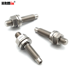 HRMin haute Performance <span class=keywords><strong>voiture</strong></span> Gr.5 titane collecteur d'échappement goujon hexagonal bride écrou rondelle Kit M10 nouveau pour Automobile moto - Product Image 3