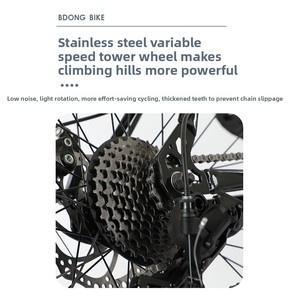 山地自行车 26 英寸 24 英寸 21 速双盘刹弹簧叉高碳钢车架铝合金轮圈成人越野车 - Product Image 4