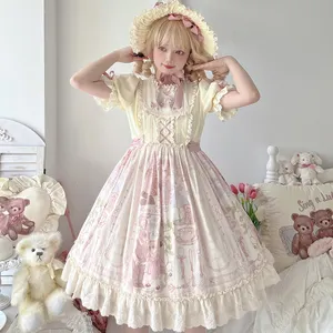 Hot Selling Brand Sweet Swing Lolita Girl Costumes Dresses Anime Cosplay Gothic Girls Clothing Lolita