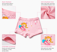Nouvelle culotte en coton thermique écologique pour filles, respirante et lavable, pour enfants de 0 à 9 ans