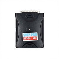 SM2 PRO J2534 VCI Scanner de diagnostic automobile universel Programmeur PCM ECU V22122 Norme européenne et américaine Noir OUTIL