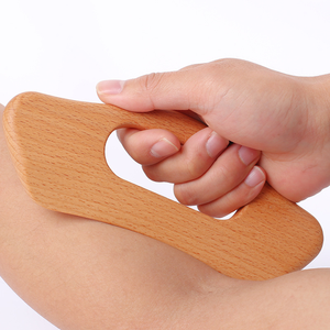 Herramienta de Gua Sha de Madera con Forma de Lingote <span class=keywords><strong>y</strong></span> Orificio para Colgar, Personalizable con Logotipo, para <span class=keywords><strong>Masaje</strong></span> de Liberación Miofascial <span class=keywords><strong>y</strong></span> Uso en <span class=keywords><strong>SPA</strong></span> - Product Image 1