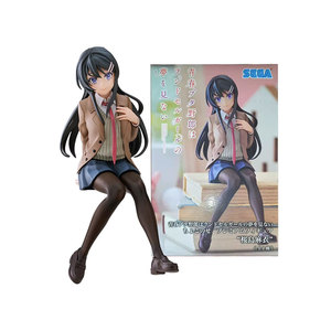 Figurine d'anime <span class=keywords><strong>Rascal</strong></span> <span class=keywords><strong>Does</strong></span> <span class=keywords><strong>Not</strong></span> <span class=keywords><strong>Dream</strong></span> of a Knapsack de 14 cm, Sakurajima Mai assise, série d'anime, modèle de jouet, cadeau de collection, PVC - Product Image 6