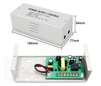 Ukuran Mini mengalihkan catu daya AC100-240V ke DC 12V untuk kamera CCTV lampu LED dan kontrol akses, dengan fungsi UPS