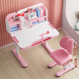 COMNINER Bán Buôn Chiều Cao Điều Chỉnh Kids <span class=keywords><strong>Learning</strong></span> Bàn Home Bằng Gỗ Ergonomic Trẻ Em Bàn Học Bộ Ghế - Product Image 4