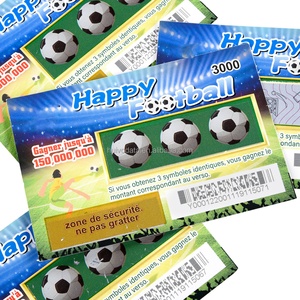 Cartes à gratter professionnelles couleur pleine pour jeux, billets à gratter en papier, cartes de loterie à gratter - Product Image 6