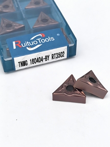 Inserto de Carburo de Alta Precisión TNMG160404-BY RT3502, Herramienta de Torneado CNC con Recubrimiento PVD para Acero y Acero Inoxidable - Product Image 1
