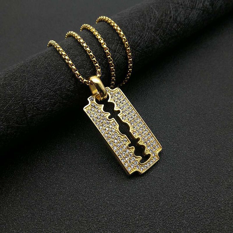 Gold single pendant