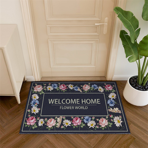 <span class=keywords><strong>Tapis</strong></span> de cuisine à bobine en PVC <span class=keywords><strong>tapis</strong></span> à boucle en <span class=keywords><strong>vinyle</strong></span> pour l'entrée du salon <span class=keywords><strong>tapis</strong></span> modernes Art paillasson d'entrée imperméable PVC <span class=keywords><strong>tapis</strong></span> de porte de bienvenue - Product Image 3