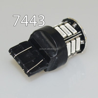 1157 7440 7443 21led rouge blanc jaune Super lumineux 12V s25 ba15s 1156 21smd 7020 voiture led clignotant ampoule lampe