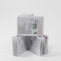 Brochure publicitaire, dépliant, livret publicitaire, pliogramme avec impression numérique sur papier couché personnalisé, estampage à chaud et matériau en carton