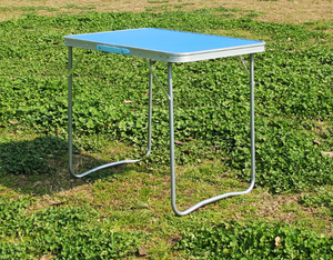 Modern Smart Outdoor <b>Metal</b> Aluminum <b>Folding</b> Dining <b>Table</b> Lightweight Portable BBQ Camp Picnic Park Beach Villa Kitchen Use JD806 - Product Image 6