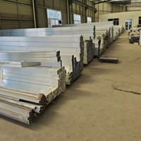 Clôture d'écran de confidentialité en aluminium composite de 6 pieds au design moderne pour le chantier de construction de ferme de sécurité à domicile