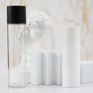 Botol Toner Kosmetik Merah Putih 150Ml Botol Wadah Toner Kosong Kemasan Plastik PET