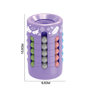 Venta caliente 2 en 1 portalápices creativo giratorio Bean Spinner Fidget juguete alivio del estrés juguetes Cubo de <span class=keywords><strong>rompecabezas</strong></span> mágico - Product Image 3