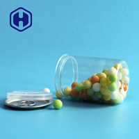 Bonbons, gâteaux, chocolats, biscuits, chewing-gum sans BPA en conserve de 80g pour bébés 202 #   Boîte en PET à ouverture facile, étanche aux fuites