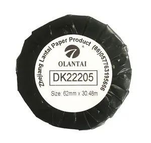 DK22205 совместимые рулоны термальных этикеток Brother dk DK22205 для принтера Brother клейкая отправка наклейки