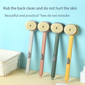 Brosse de bain multifonctionnelle détachable avec poignée, éponge de douche exfoliante et masseur pour le dos et le corps - Product Image 4
