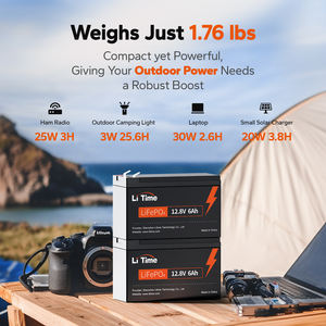 LiTime US-Lagerbestand 12V LiFePO4-Batterie Tiefzyklus-Solarenergiespeichersystem mit Integriertem BMS Lithium-Ionen-Akkupack - Product Image 6