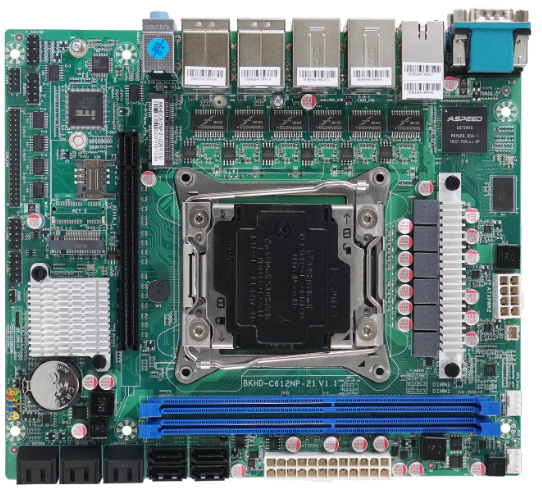 C612NP Motherboard 6x2.5G Ethernet Support LGA2011-3 E5-V3 V4 Compatible TureNAS ESXi Proxmox