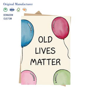 การ์ด Myway 2026 New Lives Matter การ์ดเกษียณสำหรับผู้หญิงและผู้ชาย การ์ดอวยพร<span class=keywords><strong>วัน</strong></span>เกิดตลกๆ เหมาะสำหรับครอบครัว - Product Image 1