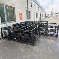 Chariot de transport d'éclairage en aluminium léger, pliable et empilable, robuste, Chauvet CP Rack, pour éclairages de scène, LED, DJ et projecteurs mobiles