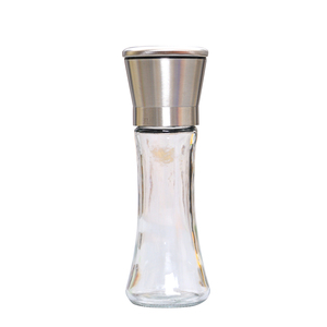 Tùy Chỉnh 180Ml Thép Không Gỉ Muối & Hạt Tiêu Nhà Máy Xay Với Lọ Thủy Tinh Nhà Bếp Nhà Máy Nhà Sản Xuất Của Thực Phẩm Lưu Trữ & <span class=keywords><strong>Container</strong></span> - Product Image 3