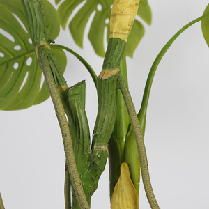 홈 오피스 거실 실내 장식에 대 한 200cm 대형 Monstera 식물 열대 야자수 인공 식물 가짜 식물 - Product Image 5