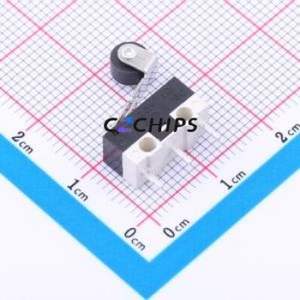 JL010 125 Limit Switch Through hole Component (THT) Switch Single Pole Double Throw Press Piece, Roller 12.8mm 5.8mm - Product Image 1