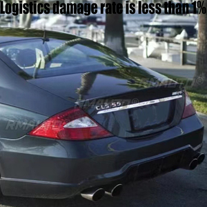 Aileron de coffre arrière KLSHIRU W219 pour Mercedes Benz W219 berline en fibre de carbone style A 2007-2009 - Product Image 3