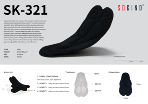 Cuissard de cyclisme italien pour homme avec nom d'équipe personnalisé, motif 3D, rembourrage en éponge pour les hanches, chamois, OEM disponible - Product Image 2