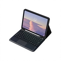Clavier pour tablette A9 Plus, étui de protection S9 FE, étui S10 Ultra, fixation magnétique, design à capuchons tactiles, compatible russe
