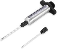 Injecteur de marinade pour viande en plastique de qualité alimentaire, seringue de cuisine pour le goût du barbecue, pour steak, dinde, poulet