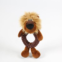 Jouets interactifs pour chiens à tirer la corde, anneau de dentition durable, jouets en corde tressée pour chiens de petite, moyenne et grande taille, jouets qui couinent