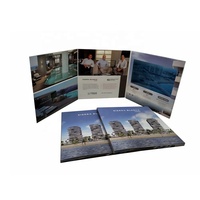 Brochure de mariage numérique personnalisée Livre vidéo 2.4 4.3 5 7 10 pouces IPS LCD Écran HD Brochure vidéo Mailer Carte de voeux vidéo LCD