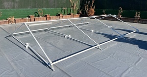 Tente de camping en PVC de haute qualité pour 10 à 20 personnes, imperméable, avec structure en acier, grandes fenêtres, fabrication en usine - Product Image 4