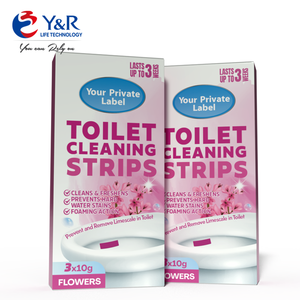Bandes de <span class=keywords><strong>gel</strong></span> nettoyantes pour cuvettes de toilettes parfumées aux fleurs – Autocollants longue durée pour une fraîcheur durable, anti-odeurs, anti-urine, anti-jaunissement, détergent <span class=keywords><strong>moussant</strong></span> pour chasses d'eau - Product Image 1