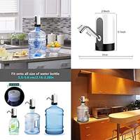 Distributeur d'eau portable électrique rechargeable USB 5 gallons avec pompe automatique