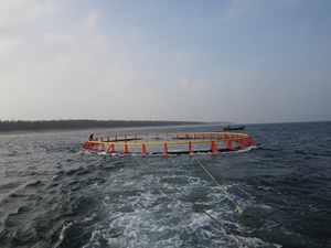 Jaula Circular Resistente al Viento para Cultivo de Peces, Juego Completo de Jaula de Red Flotante para Acuicultura en Alta Mar - Product Image 1