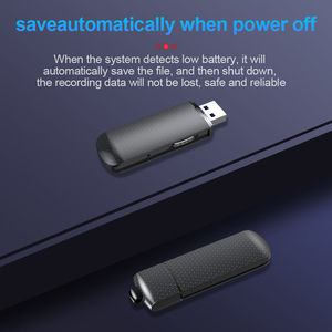 Mini Portable USB Stick Digital Voice Recorder 8GB 16GB USB Flash <strong>Drive</strong> with Vox Detection Records Audio in WAV &amp; MP3 <strong>Format</strong> - Product Image 3