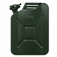 Bidon métallique homologué ONU de 5/10/20 litres, bidon à essence portable, bidon à carburant de 5 gallons, bidon de 20 litres, mini bar