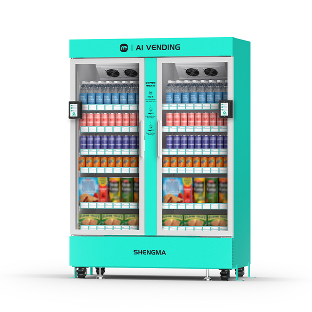 Vem Vending AI Smart Vending Machine for Snack Drinks CE/FCC Certified SGS Verified 24/7 Smart Unattended Food Vending Machine